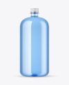 Blue Water Bottle Mockup