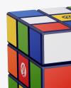 Glossy Rubik's Cube Mockup