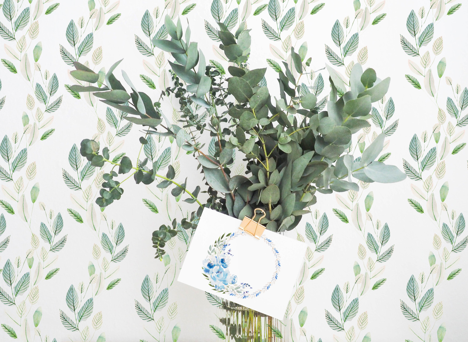 Watercolor BLUE FLOWERS