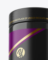 Glossy Protein Jar Mockup