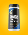 Matte Protein Jar Mockup