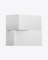 Two Paper Boxes Mockup