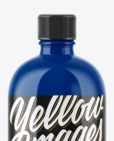 Glossy Bottle Mockup