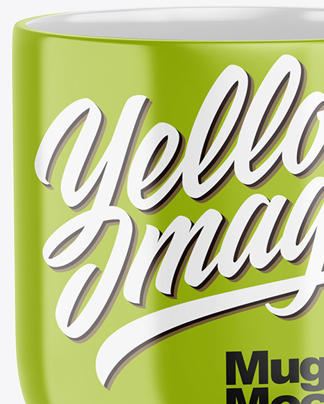 Glossy Mug Mockup