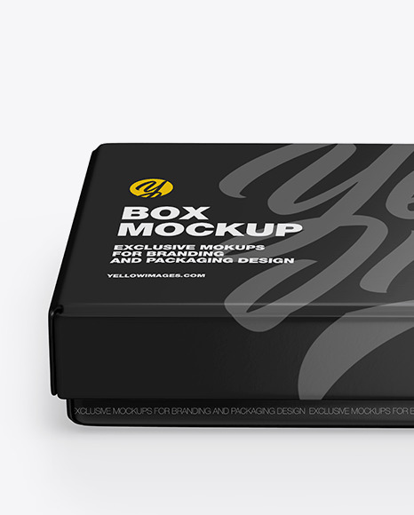 Glossy Giftbox Mockup