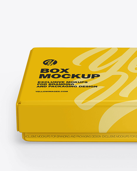 Glossy Giftbox Mockup