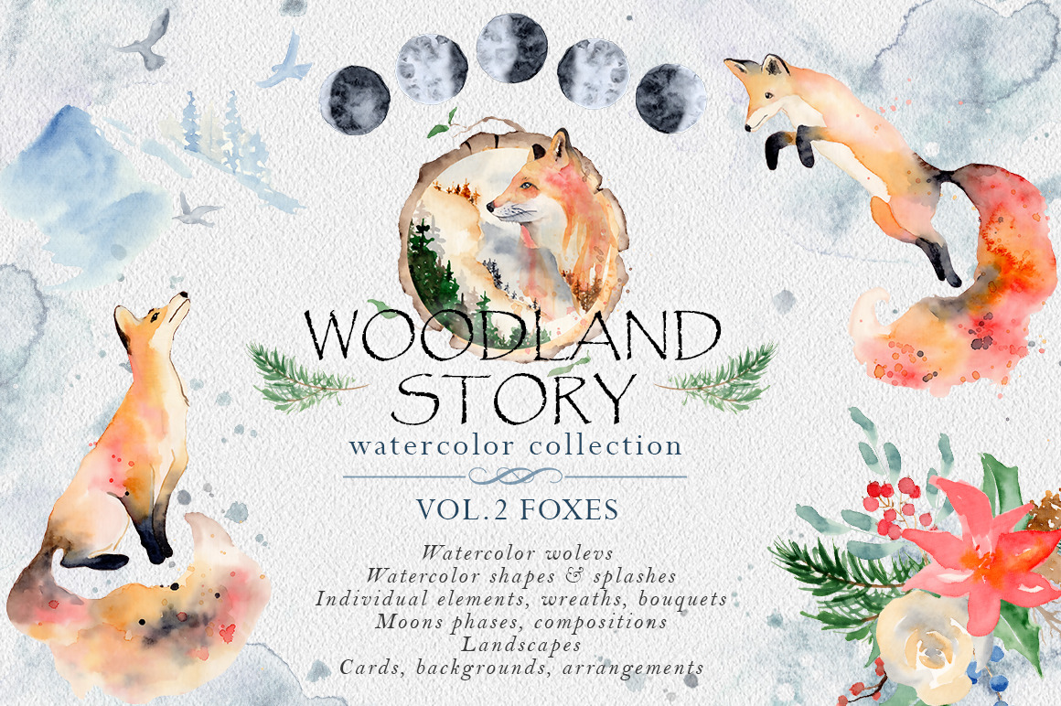Woodland story Vol.2 Foxes Woodland story Vol.2 Foxes