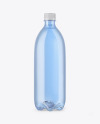 PET Blue Bottle Mockup