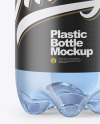 PET Blue Bottle Mockup