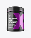 Matte Protein Jar Mockup