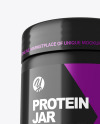 Matte Protein Jar Mockup