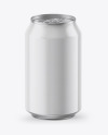 Metallic Drink Can w/ Glossy Finish Mockup