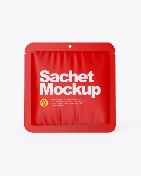 Matte Sachet Mockup