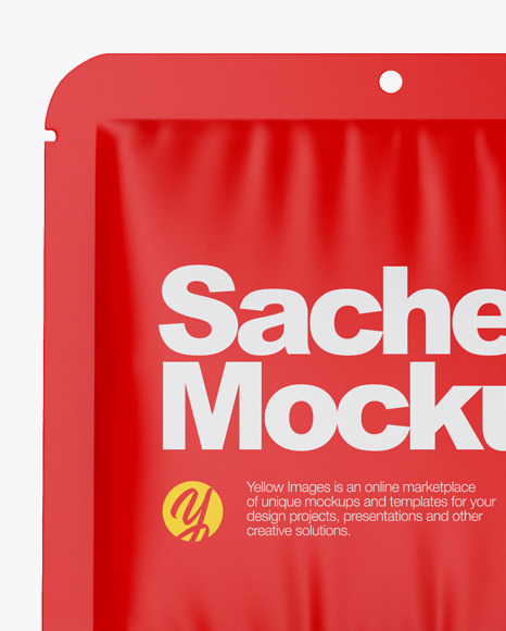 Matte Sachet Mockup