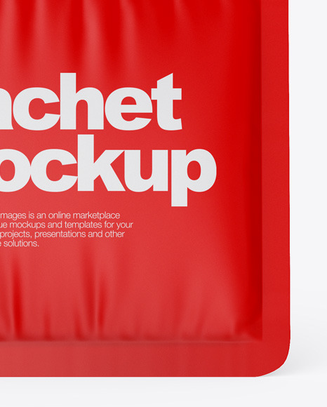 Matte Sachet Mockup