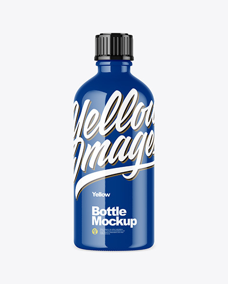 Glossy Bottle Mockup