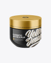 Glossy Cosmetic Jar Mockup