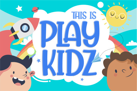 Playkidz - Kid font