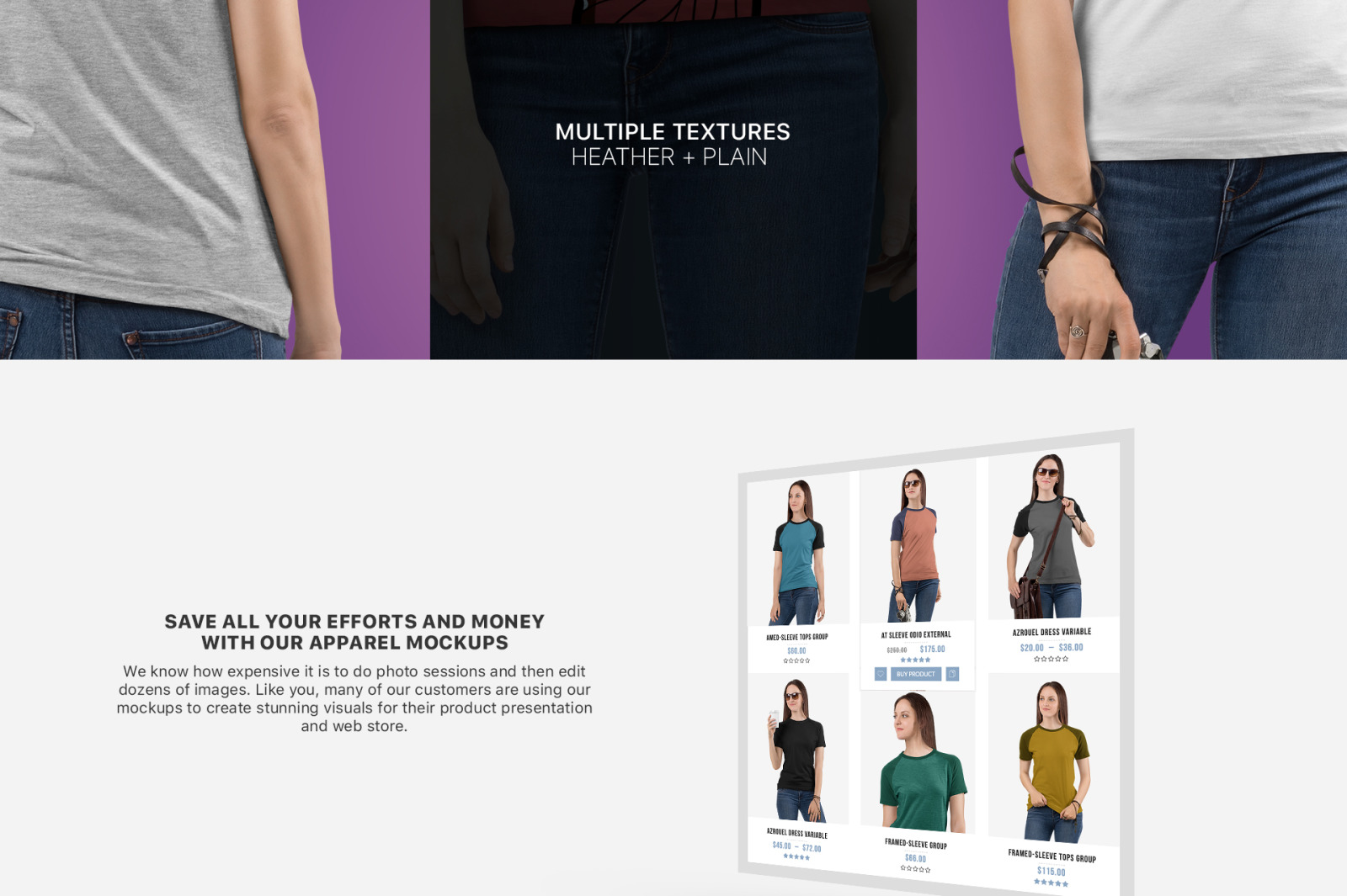 Women's Raglan T-Shirt Mockup Set Women's Raglan T-Shirt Mockup Set