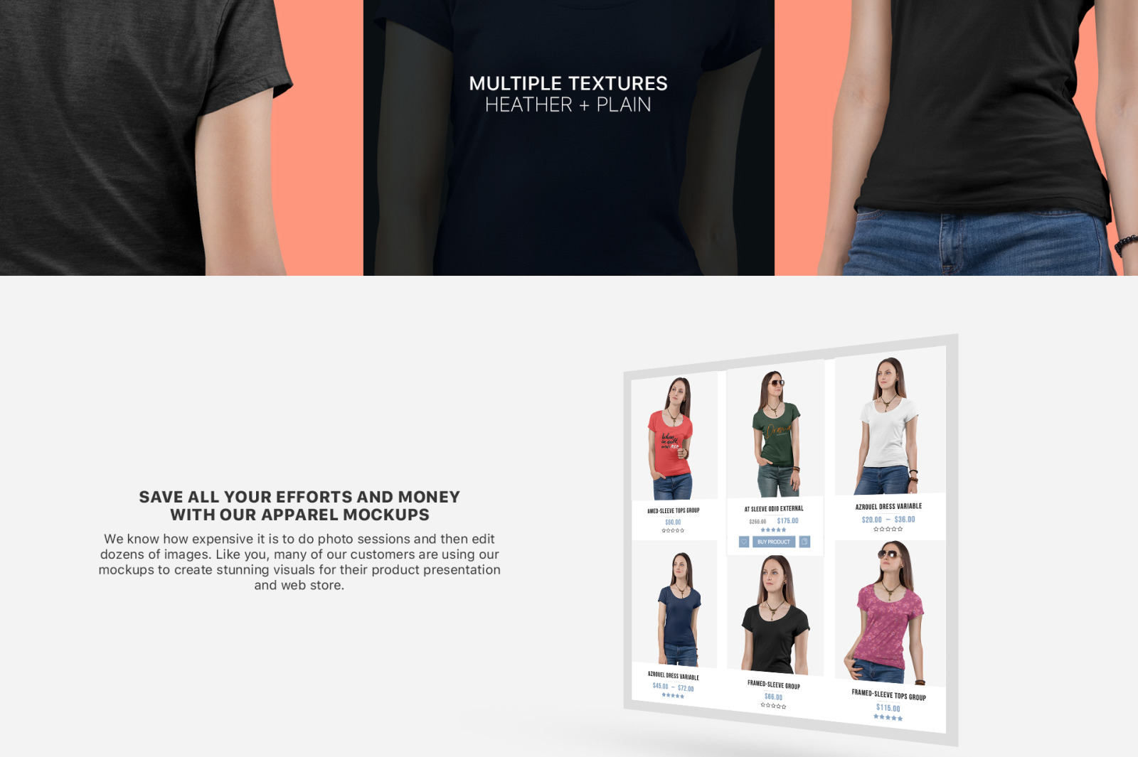 Women’s Short Sleeve T-Shirt Mockup Set Women’s Short Sleeve T-Shirt Mockup Set