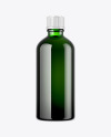 Green Bottle Mockup