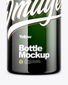 Green Bottle Mockup