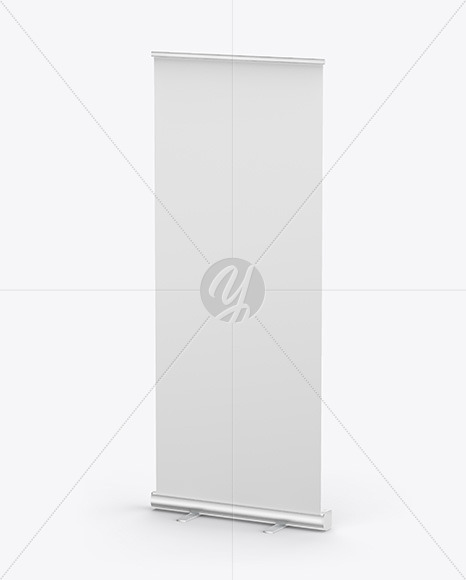 Matte Roll-up Banner Mockup