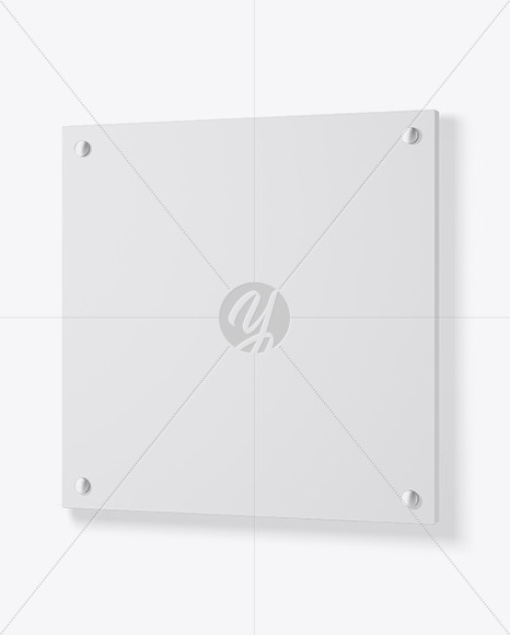 Matte Nameplate Mockup