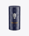 Smooth Leather Tube Mockup - High-Angle Shot