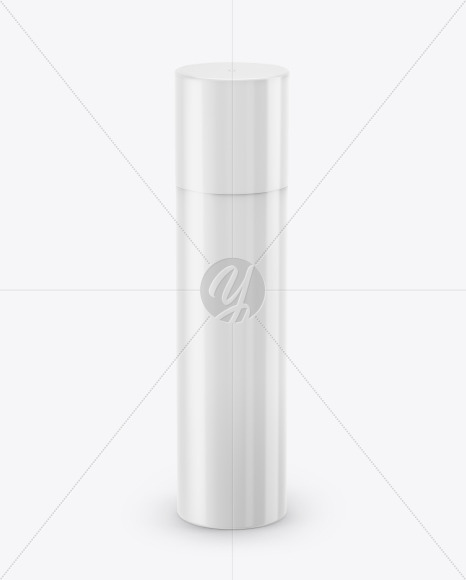 Glossy Spray Bottle Mockup