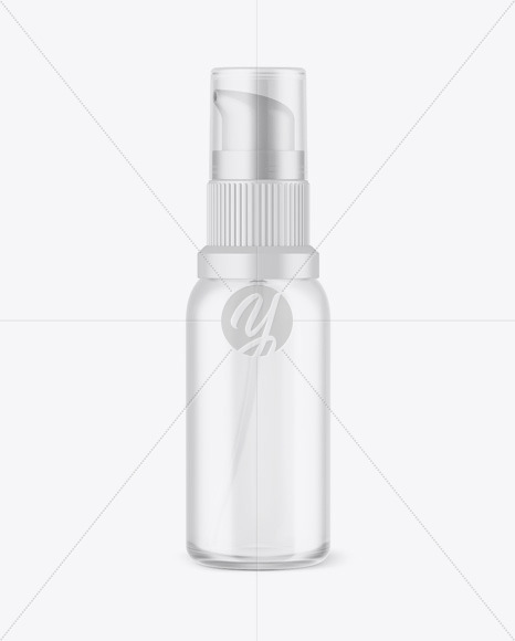 Frosted Cosmetic Bottle Mockup