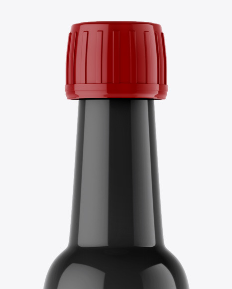 Glossy Sauce Bottle Mockup