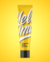 Glossy Cosmetic Tube Mockup