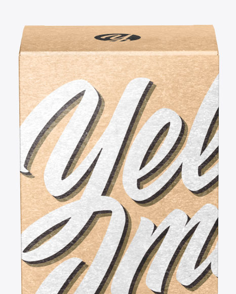 Kraft Box Mockup Kraft Box Mockup