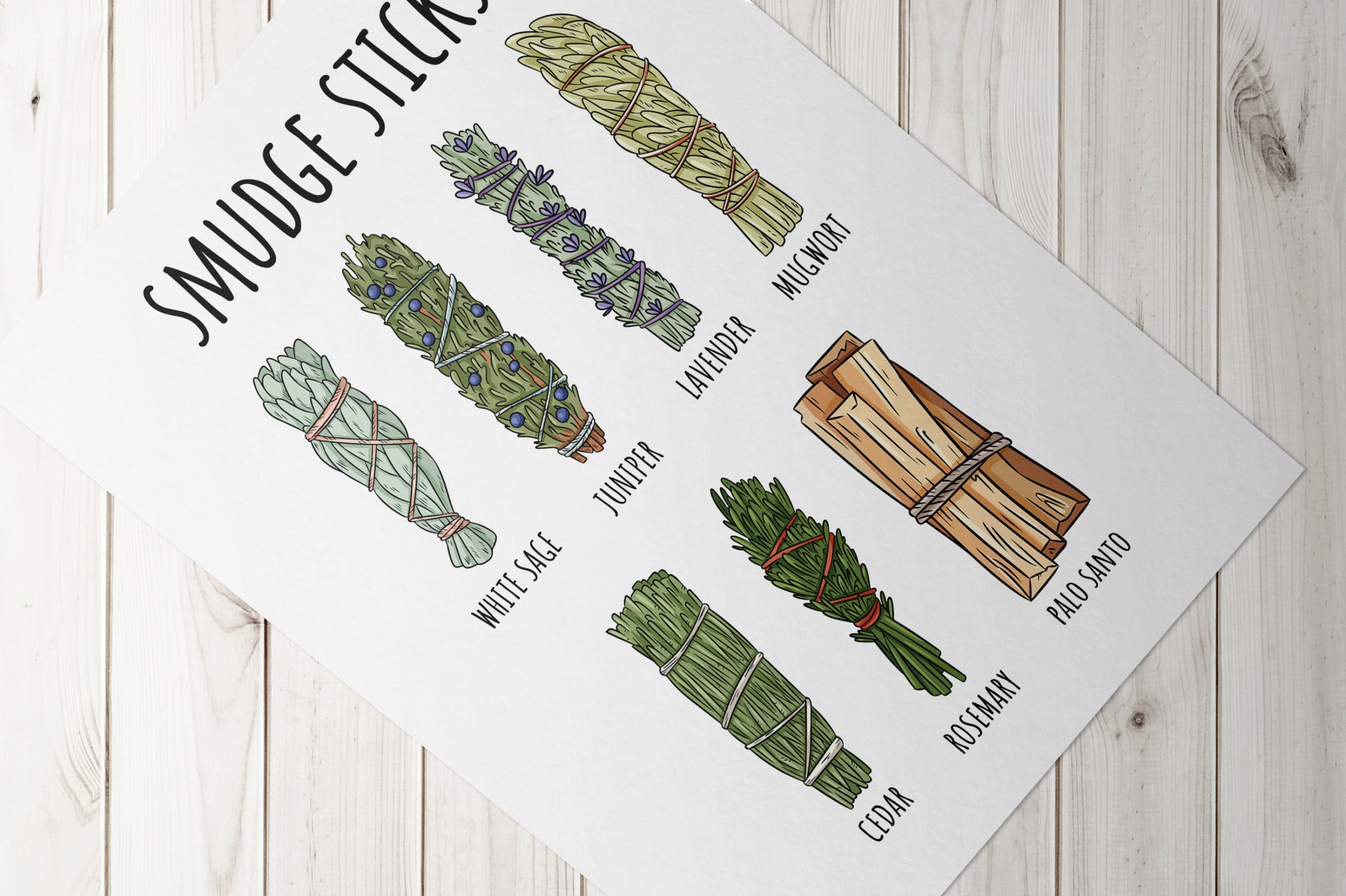 Smudge Sticks Witchy Herbs Set Smudge Sticks Witchy Herbs Set