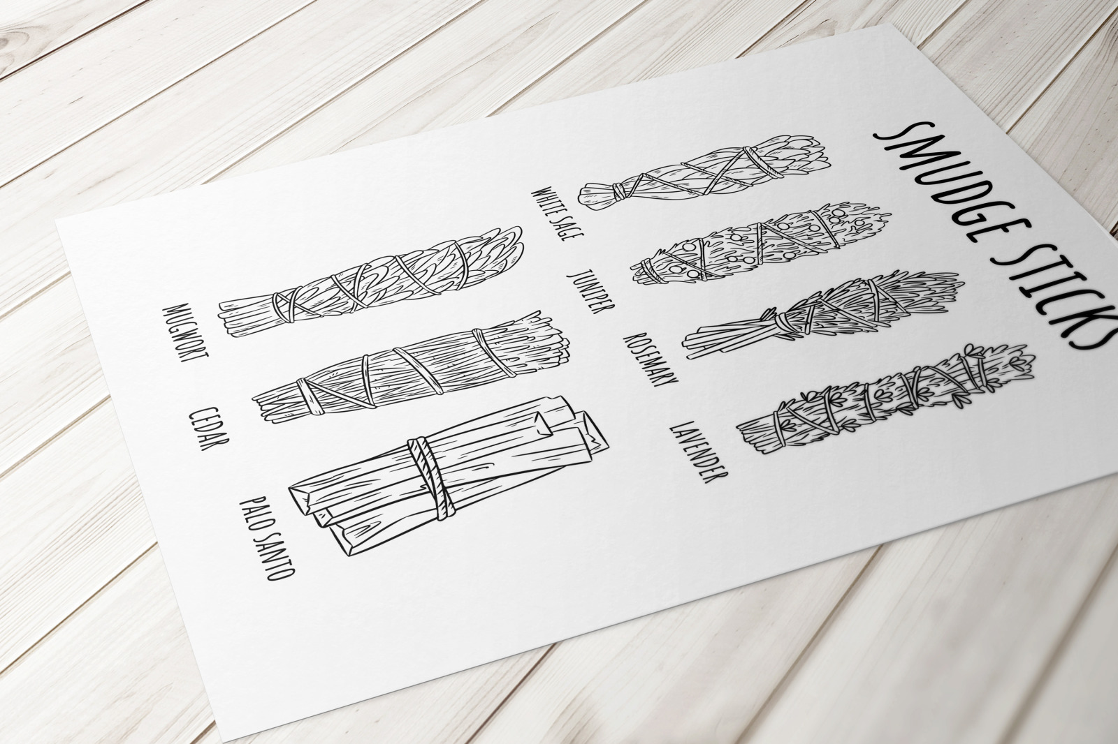 Smudge Sticks Witchy Herbs Set Smudge Sticks Witchy Herbs Set