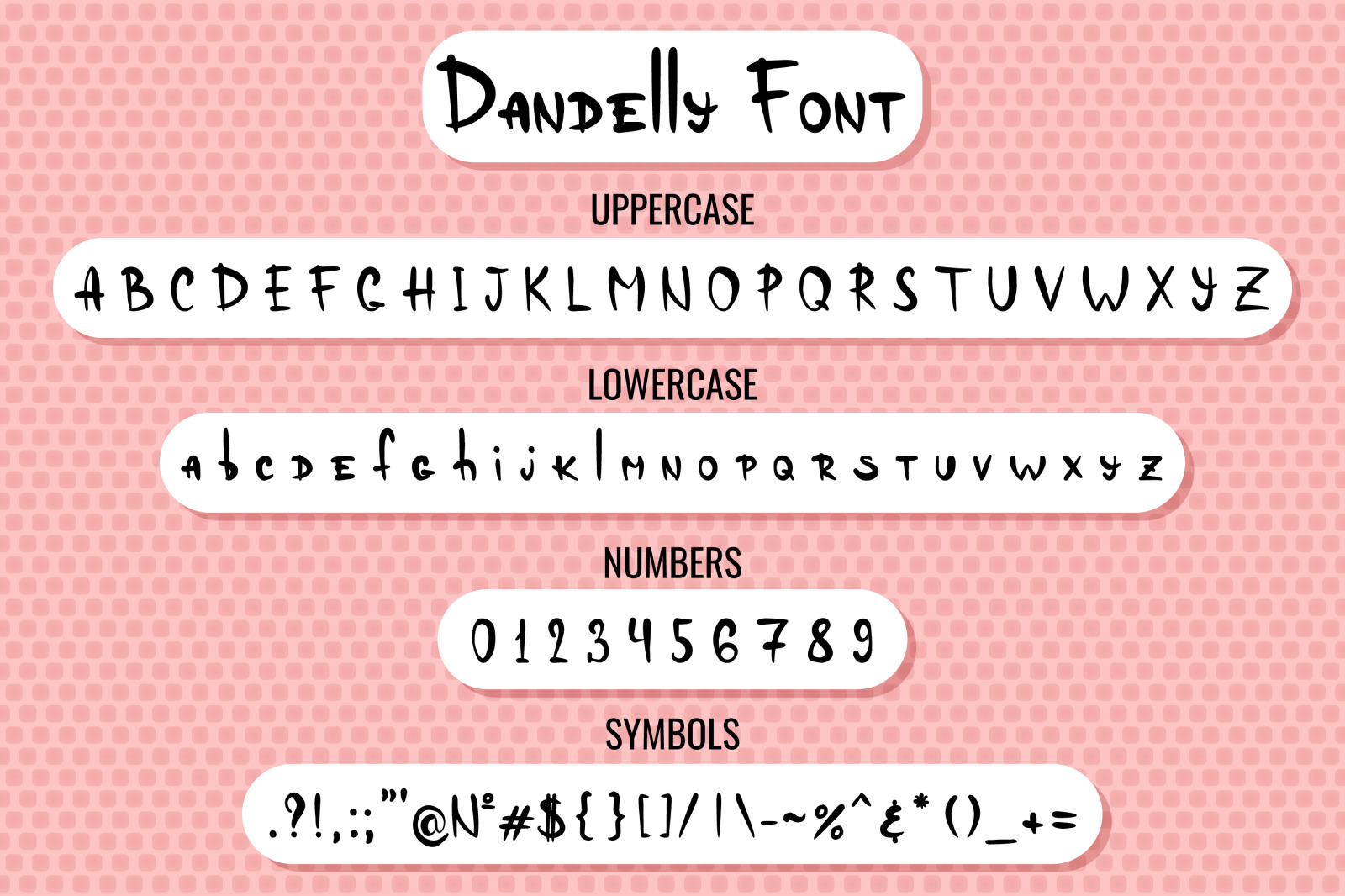 Dandelly - Playful Comic Font