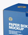 Paper Box Mockup