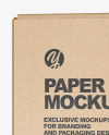 Kraft Paper Box Mockup