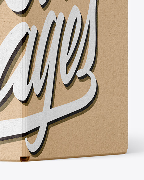 Kraft Paper Box Mockup