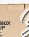 Kraft Paper Box Mockup