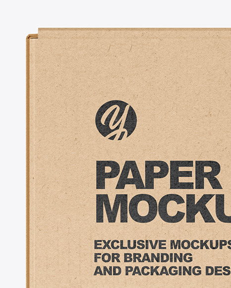 Kraft Paper Box Mockup