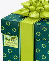 Matte Gift Box Mockup