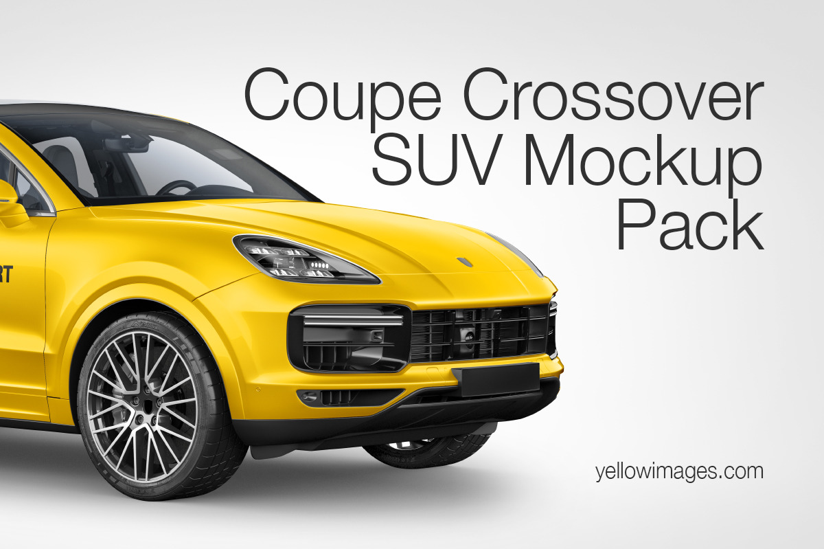 Coupe Crossover SUV Mockup