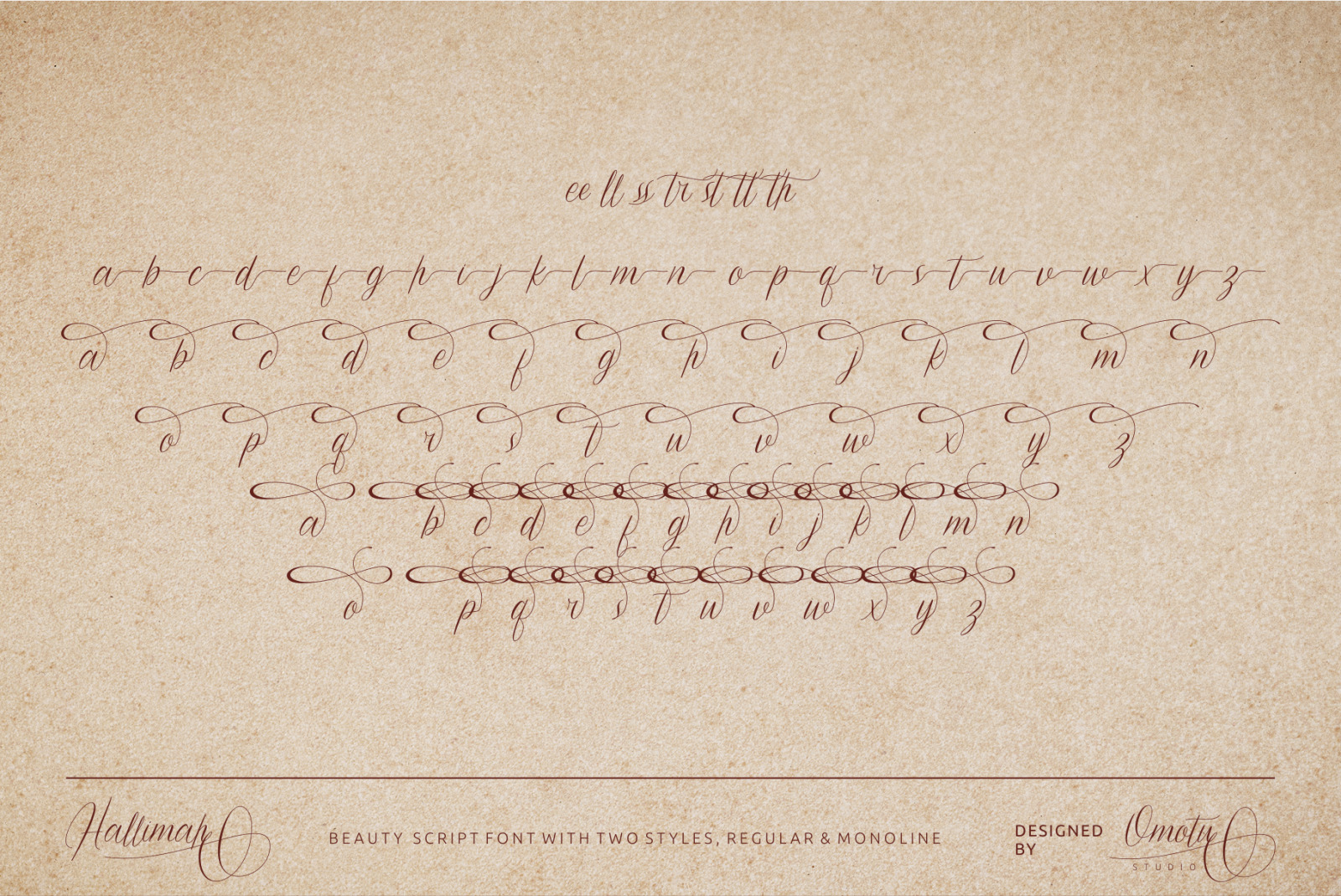 Hallimah Script Font Hallimah Script Font