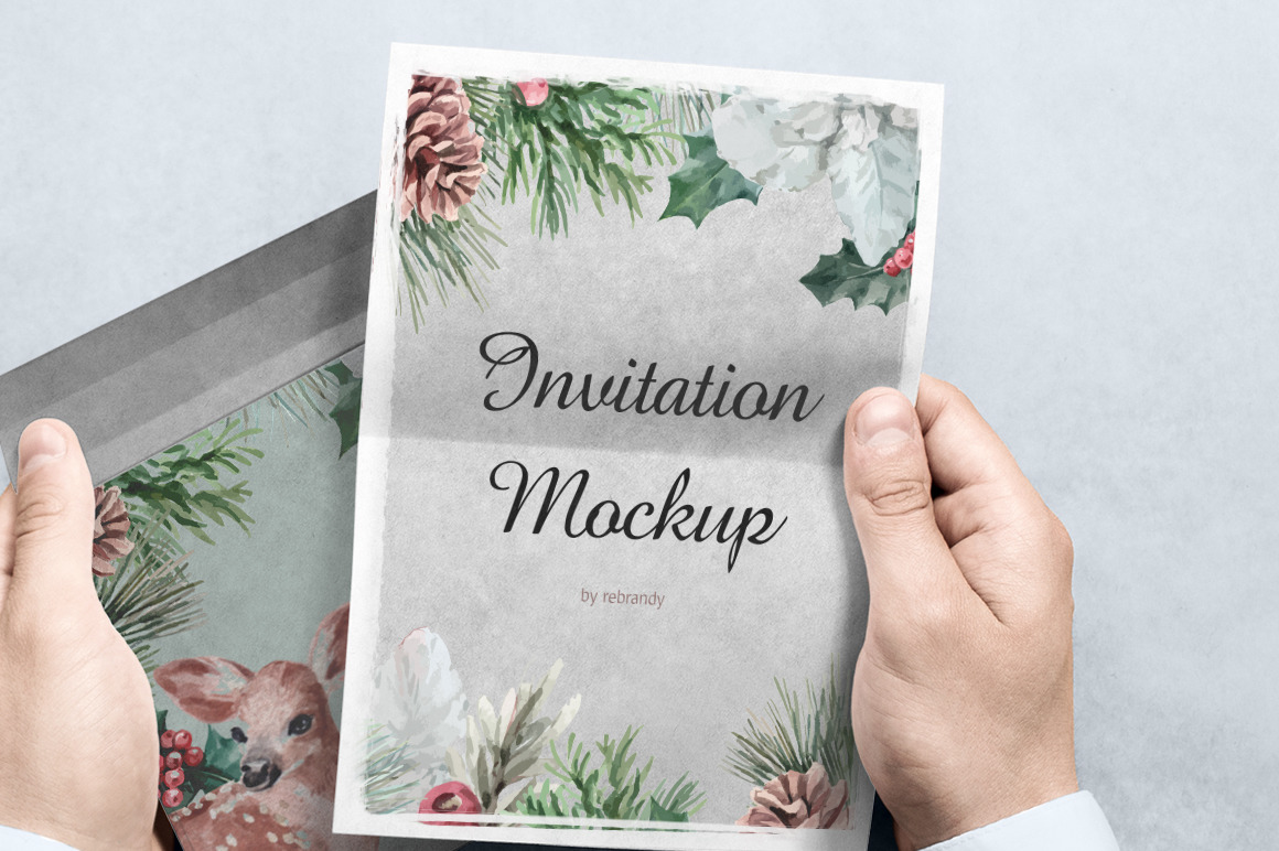 Invitation Mockup Invitation Mockup