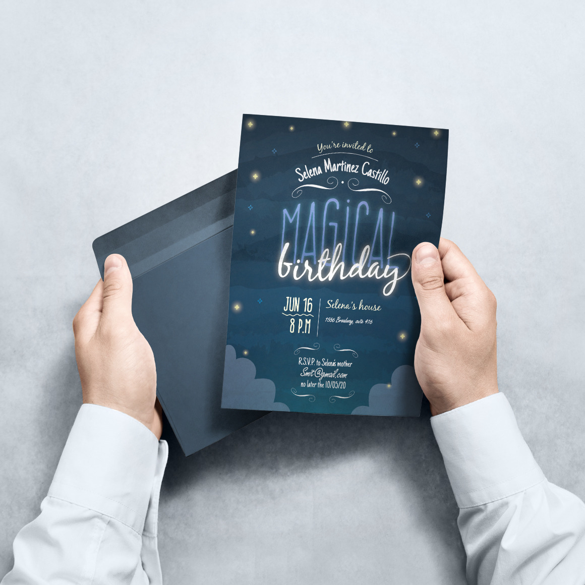 Invitation Mockup Invitation Mockup