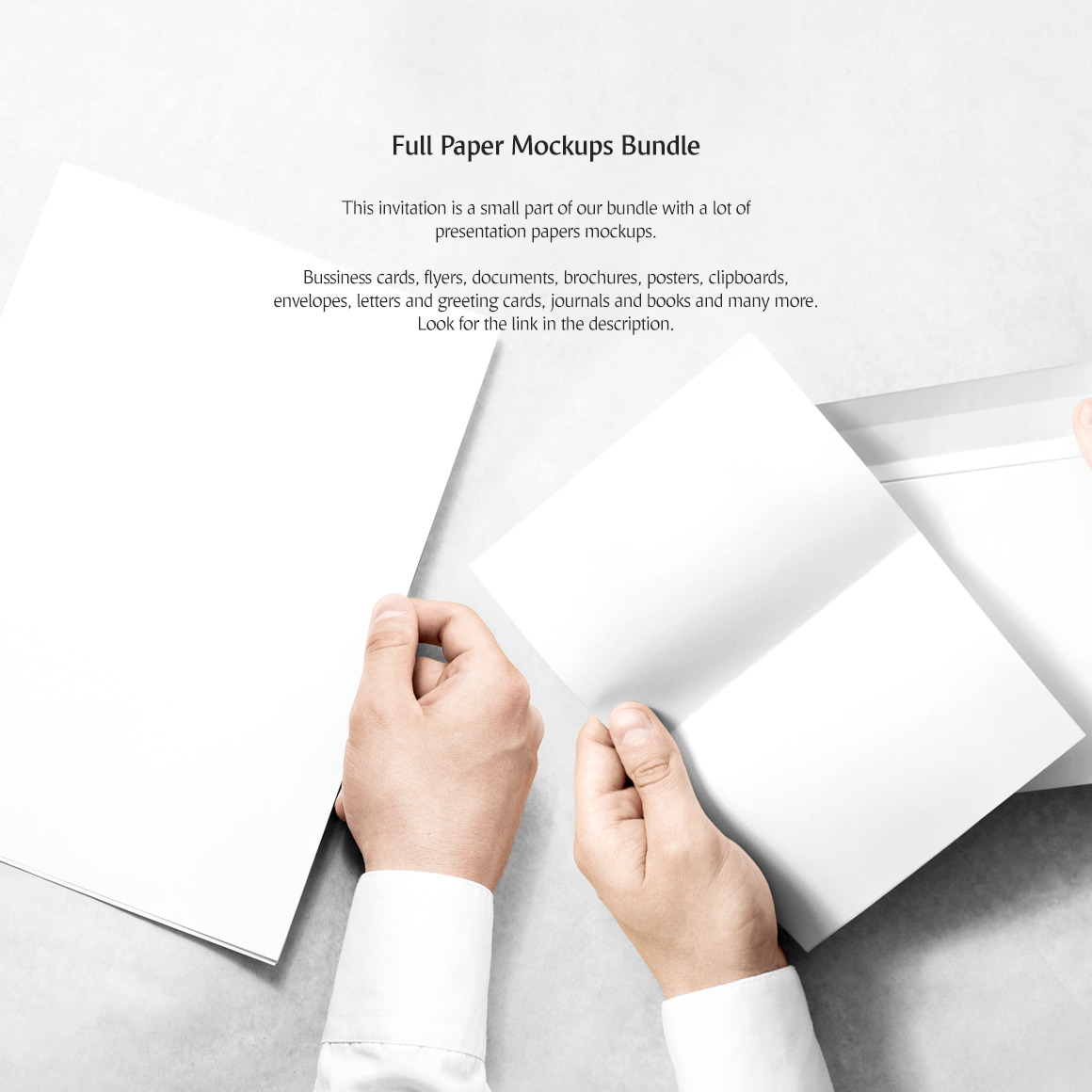 Invitation Mockup Invitation Mockup