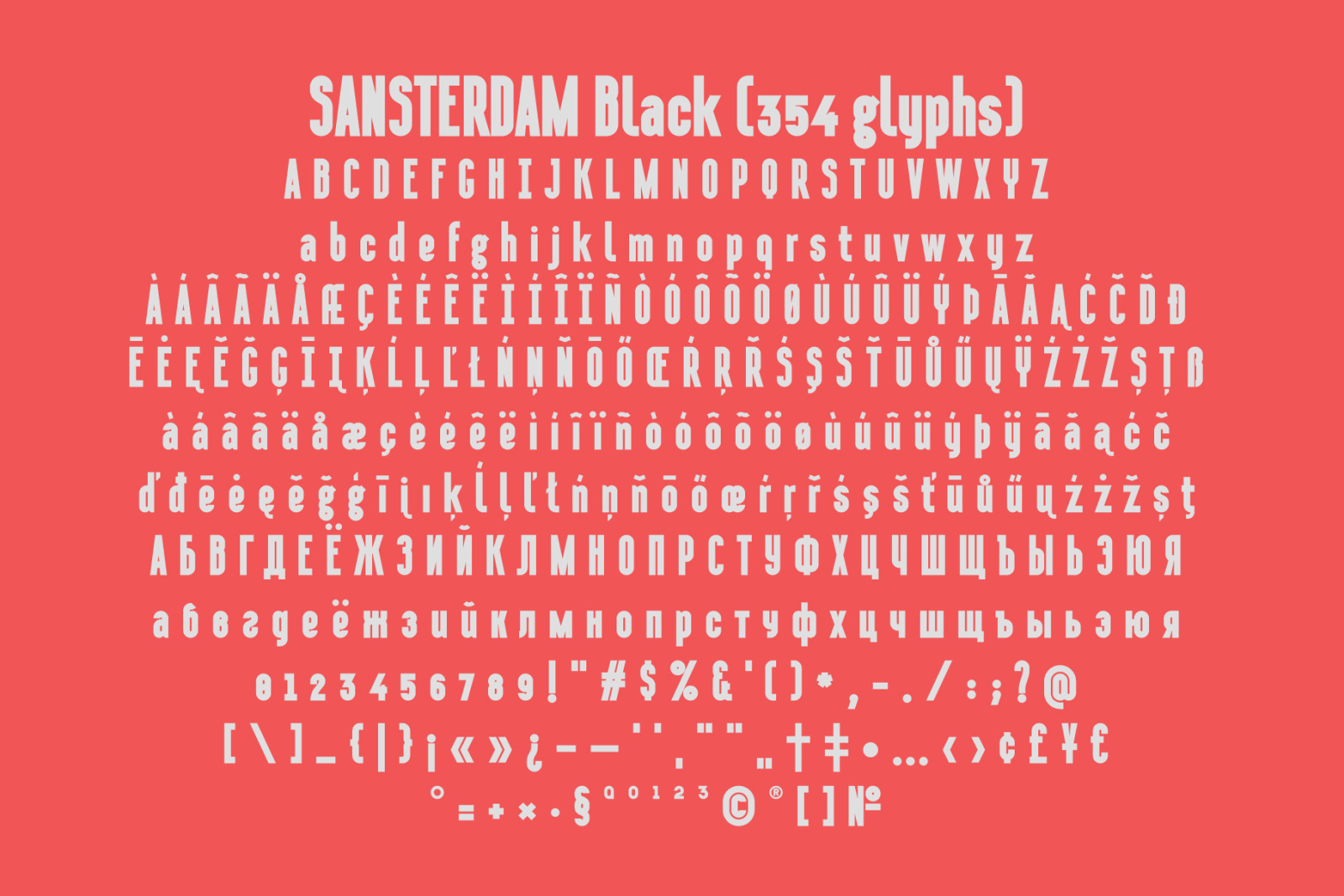 Sansterdam Black & Script Sansterdam Black & Script