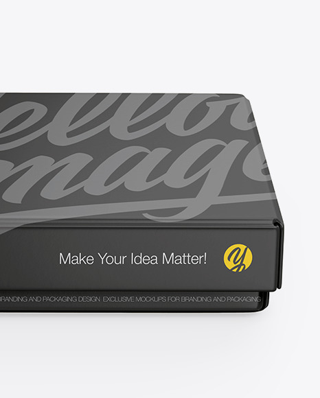 Matte Gift Box Mockup